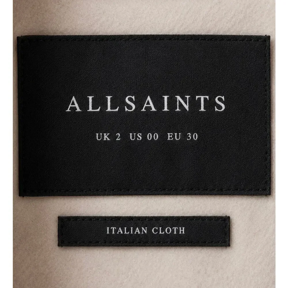 AllSaints City Monument Coat Wool Blend